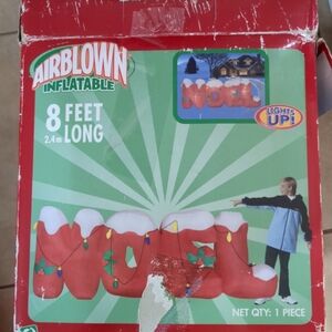 Gemmy Airblown Inflatable Noel Sign 8 ft. Long
